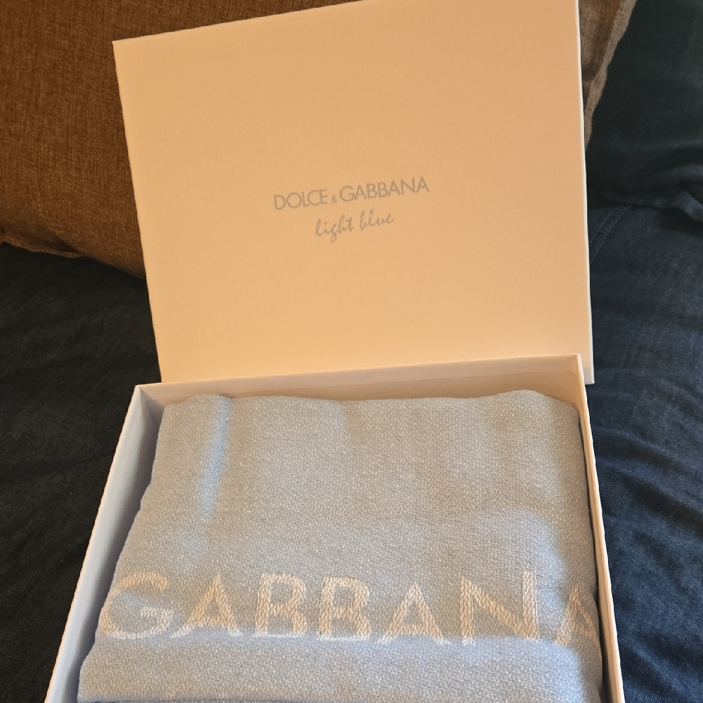 Dolce & Gabbana Sky Blue Throw